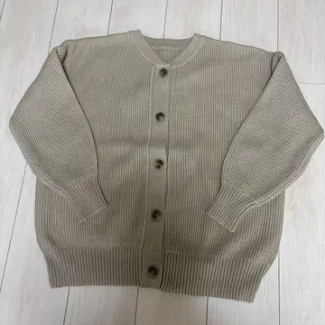 새상품 RIVE DROITE 가디건 니트 베이지 리브 드와