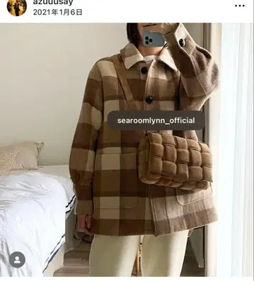 searoomlynn 체크 코트