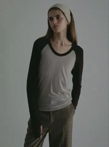 소프트 플라이스 래글런 롱 Tee