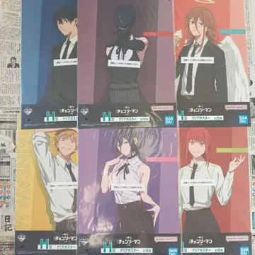 제일복권 체인소 맨 레제 편 H상 클리어 포스터 레제 천사의 악마 봄