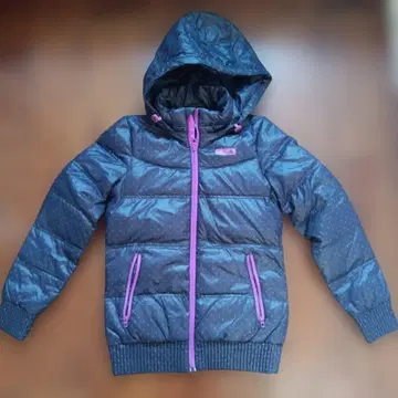 adidas 다운 자켓 S 네이비/핑크 따뜻함 가격 인하했습니다