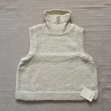 Sea Room lynn 니트 베스트 아이보리 프리 사이즈