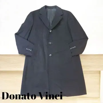 도나토 빈치 Donato Vinci 울 100% 큐프라 체스터 코트