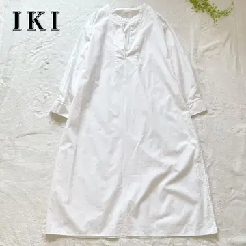 [ 새상품급 ] IKI 키넥 셔츠 원피스 롱 화이트