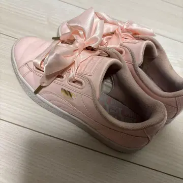 PUMA 핑크 스니커즈 23cm