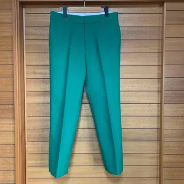 드로어 그린 테이퍼드 팬츠