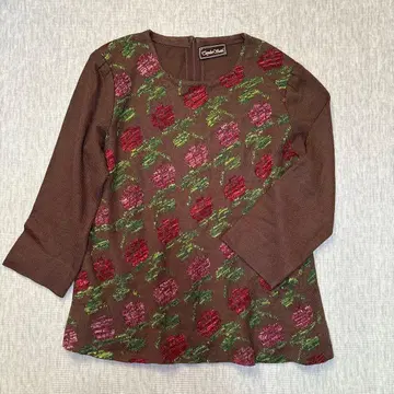 Toyoko Saito/사이토 토요코 꽃무늬 니트