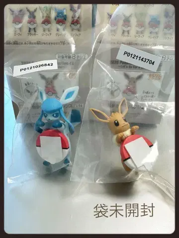 포켓몬 제일복권 F상 길거리 산책 흩날리는 프렌즈 글레이시아 이브이