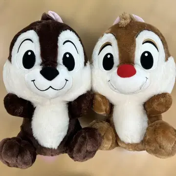 새상품 디즈니 칩과 데일 기가 점보 봉제 인형 페어 세트