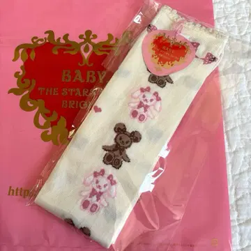 BABY 쿠먀쨩의 Sweet Heart Check 패턴 오버니 삭스