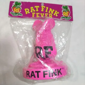 새상품 RAT FINK RF 피규어 약 11cm 핑크