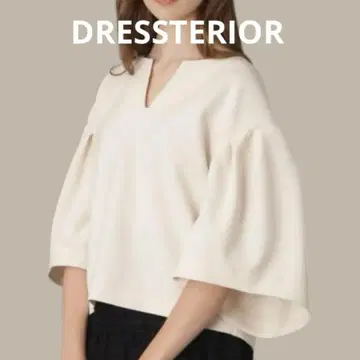DRESSTERIOR 드레 스테리아 블라우스 볼륨 소매 잡지 게재 완판템