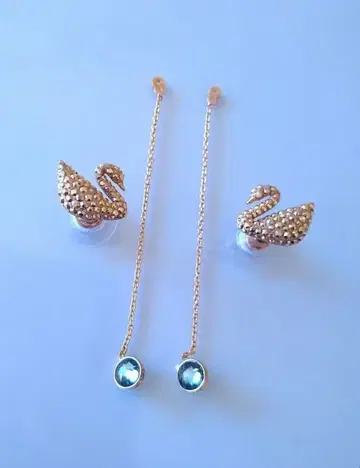 스와로브스키 새상품 Swarovski ICONIC SWAN 귀걸이