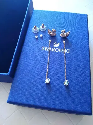 스와로브스키 새상품 Swarovski ICONIC SWAN 귀걸이