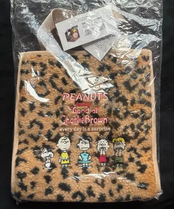 스누피 PEANUTS 레오파드 무늬 백 표범 무늬