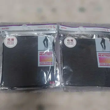 유니클로 극난 레깅스 여성용 L 사이즈 2개 묶음 판매