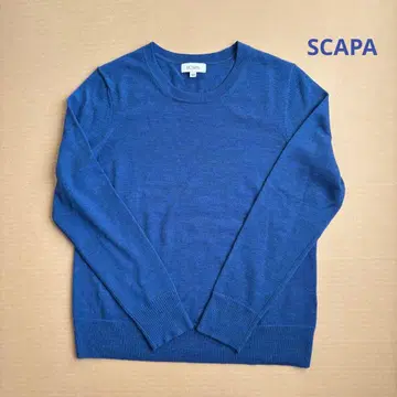SCAPA 블루 니트