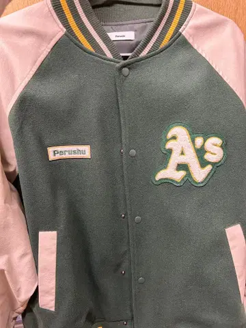 Perushu A's 바시티 자켓 LL