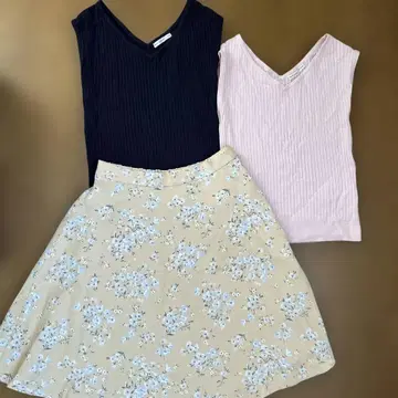 WILLSELECTION 셋업 상의 2점 + 스커트