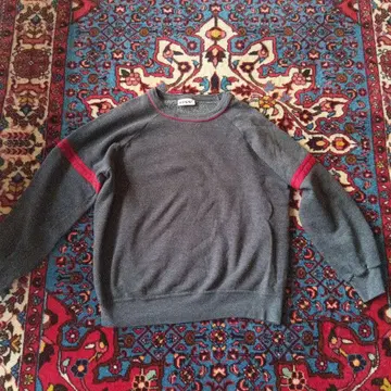 BASSETT WALKER 그레이 맨투맨 L 사이즈 구제 의류 80s