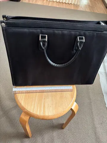 가죽 비즈니스 백 블랙