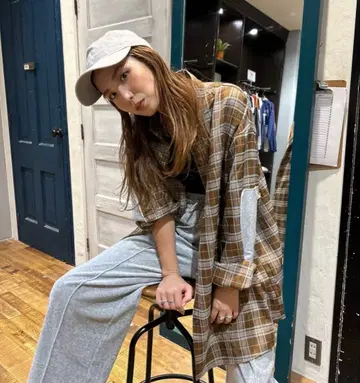 니코앤드 2024 메이 스태프 체크 셔츠 택 포함 새상품