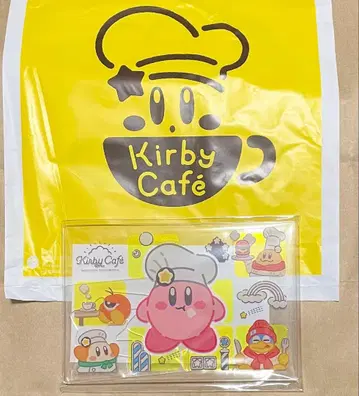 미개봉 새상품 커비 카페 한정판 혜택 아크릴 스탠드 보드 에어 라이더