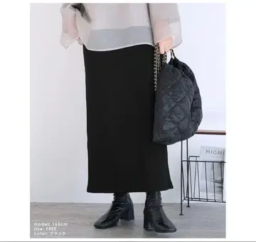 reca 속기모 본딩 타이트 스커트