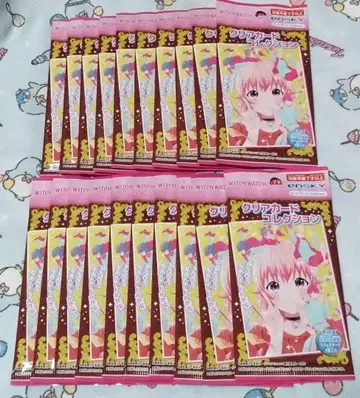 WITCH WATCH 클리어 카드 컬렉션 미개봉 20팩