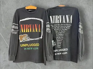 Nirvana MTV LS XL 사이즈
