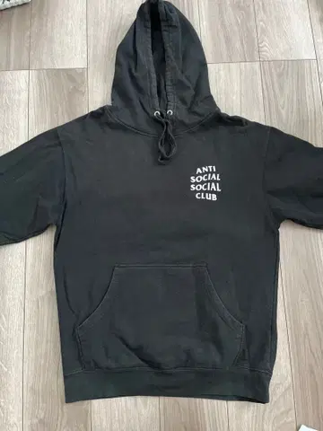 ANTI SOCIAL SOCIAL CLUB 블랙 후드티