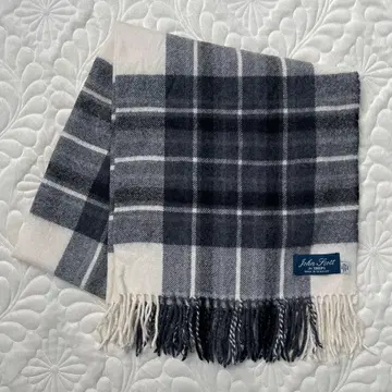 SHIPS 체크 무늬 스톨 [ John Scott 콜라보 ]