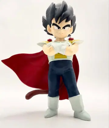 [레어 새상품급] 드래곤볼 유년기 베지터 피규어 빨간색 망토ver.