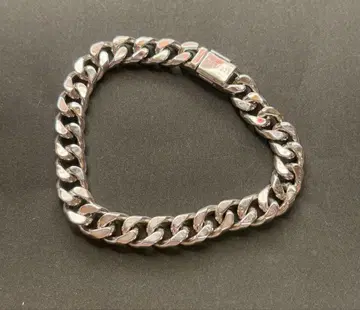 실버 925 체인 팔찌