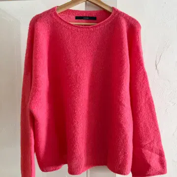 프레임워크 알파카 니트 핑크