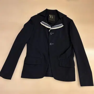 Y's 네이비 테일러드 자켓