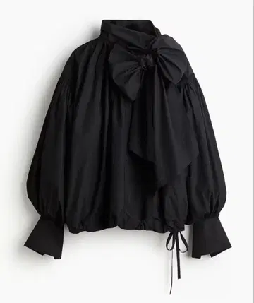 즉시 완판 H&M 리본 디테일 블라우스 M