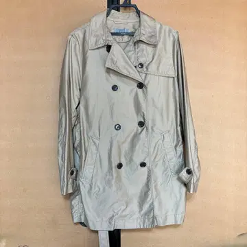 유니클로 베이지 트렌치코트 허리 벨트 라이너 포함