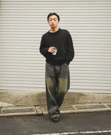 택 포함 새상품 BONBON STORE SHORT KNIT B4990