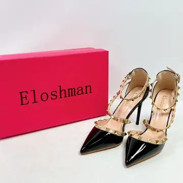 2422-4 Eloshman 스터드 하이힐 22.5cm