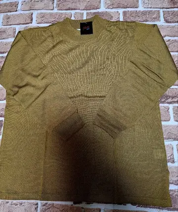 미사용 새상품! 여성용 긴팔 니트 스웨터 4L 올리브 그린
