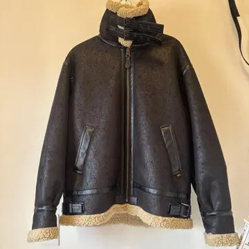 [ ALPHA INDUSTRIES ] B-3 페이크 무스탕 자켓