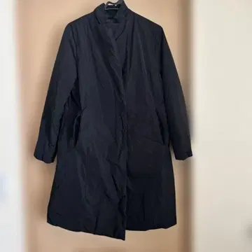 트랜스워크 TRANS WORK 블랙 롱 코트 다운 빅 사이즈 44