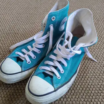 Converse 터콰이즈 하이컷 스니커즈