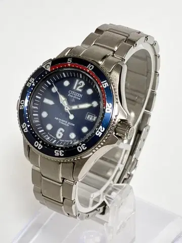 최고급 CITIZEN Eco-Drive 시티즌 손목시계 다이버 워치