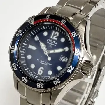 최고급 CITIZEN Eco-Drive 시티즌 손목시계 다이버 워치