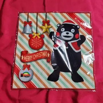 [쿠마몬 스퀘어 한정판] 쿠마몬 크리스마스 디자인 타월 미사용 새상품