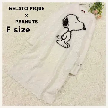 [ 젤라또피케 x 피넛 콜라보 ] 원피스 F 화이트 룸웨어