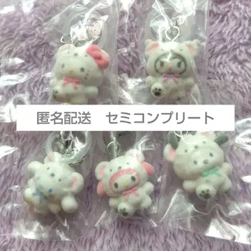 산리오 캐릭터즈 포근포근 스노우 메지루시 액세서리 1