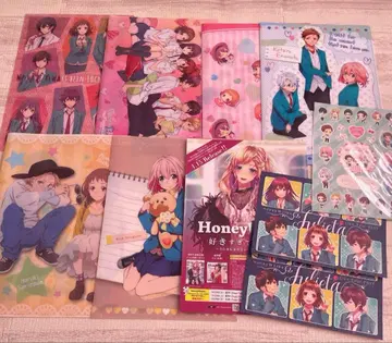 HoneyWorks 클리어 파일 엽서 스티커